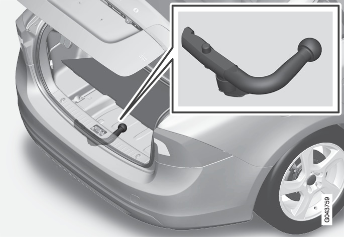 P3-1020-s60 Tow hitch storing