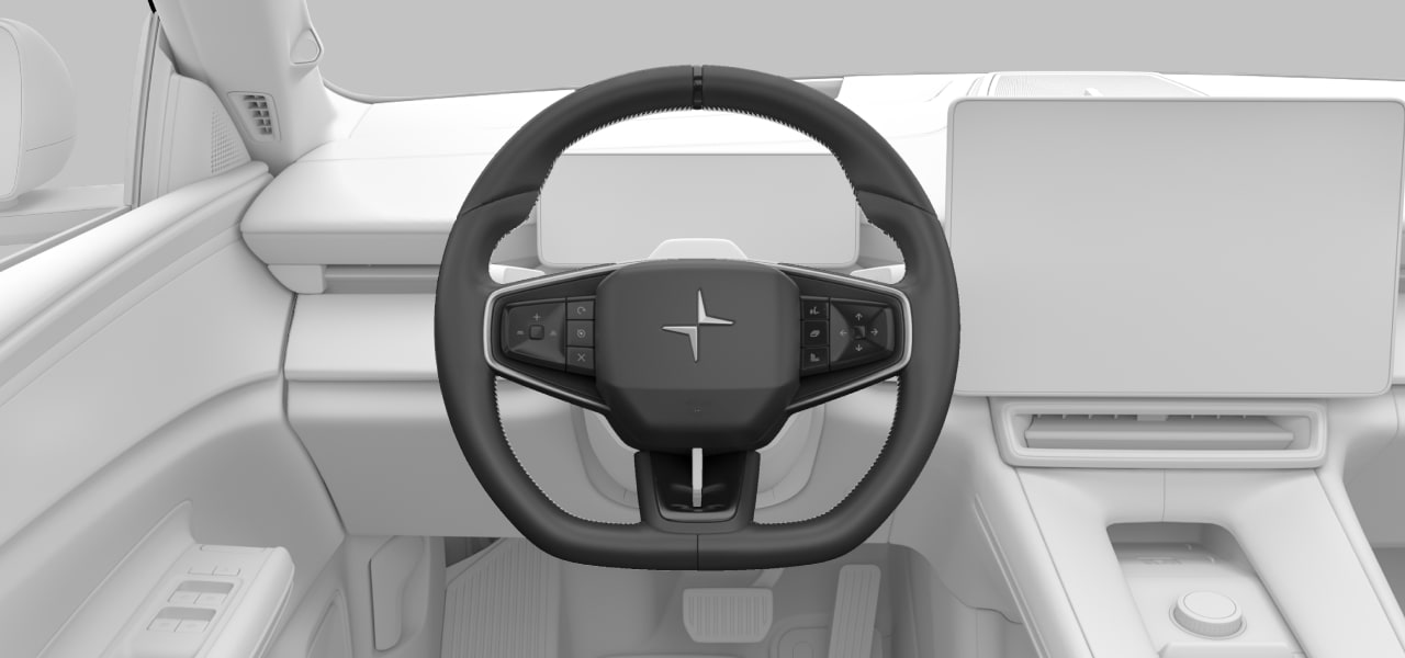 The steering wheel