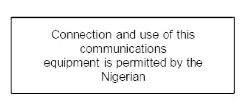 19w46 - Support site - Licens - Type approval key - HUF8423MS/HUF8432 MS - Nigeria