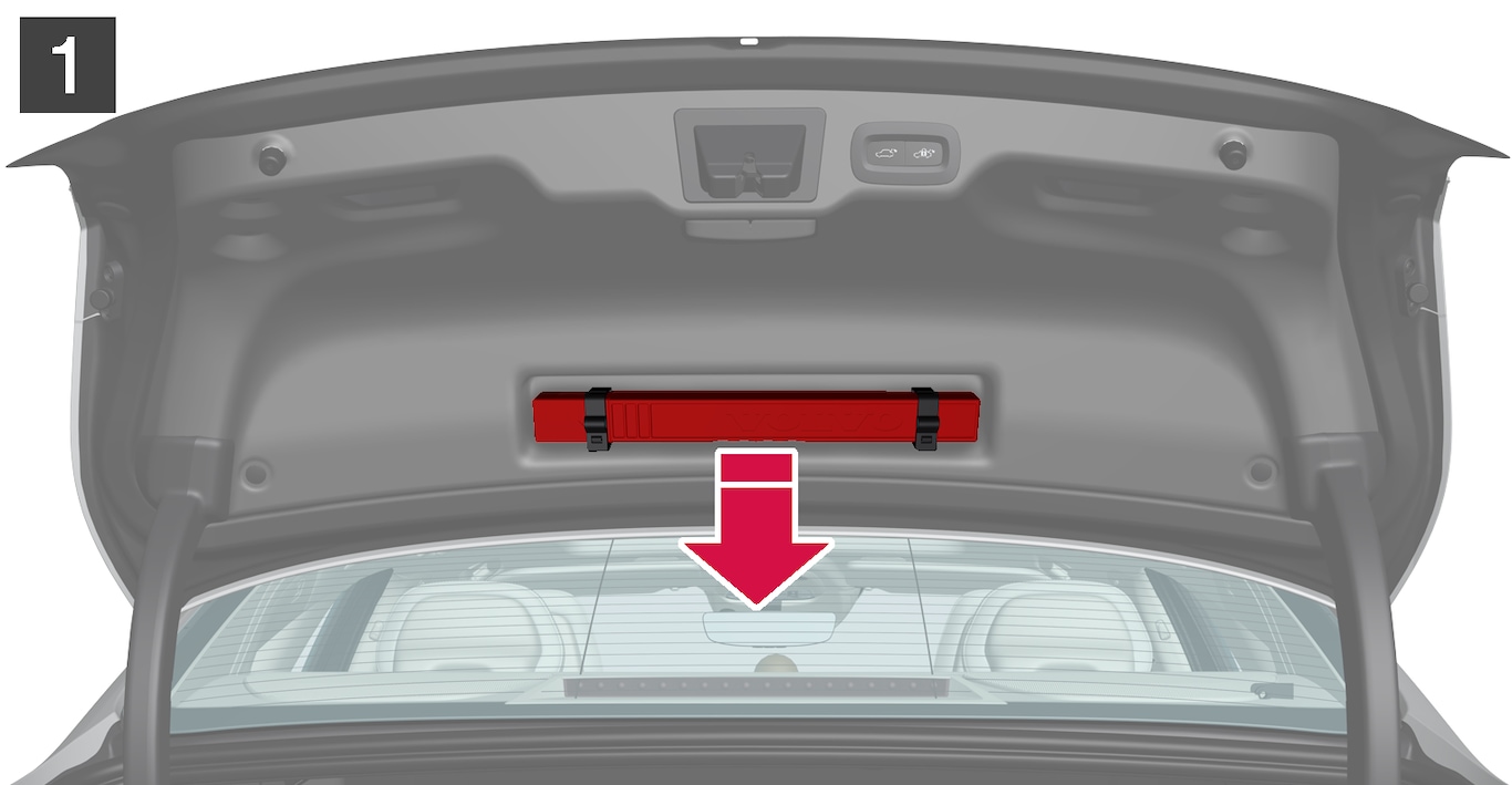 P5-1617-S90-warning triangel storage step 1