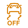 電子車身穩定控制系統關閉符號。