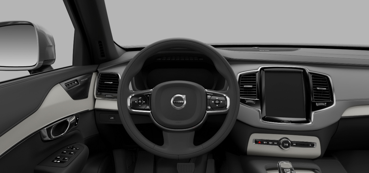 Interior view from the driver's seat