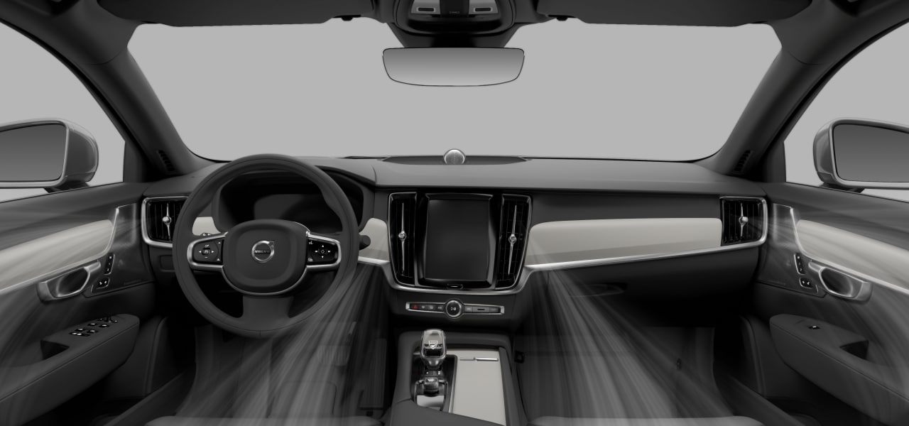 Interior view of the vehicle