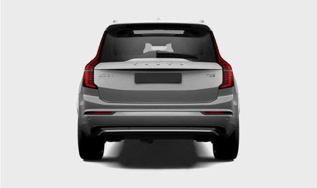 Rear view of the vehicle