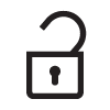 Unlock symbol