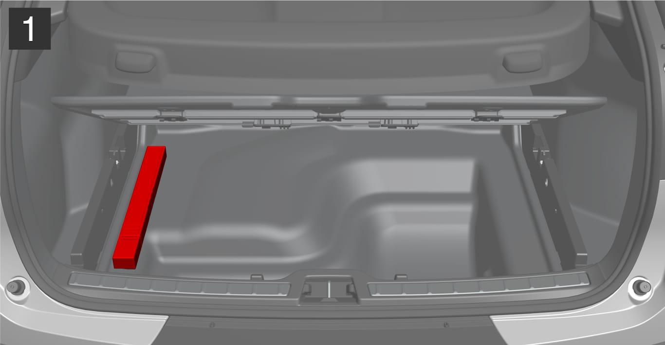 P6-2139-C40BEV-warning triangel storage step 1
