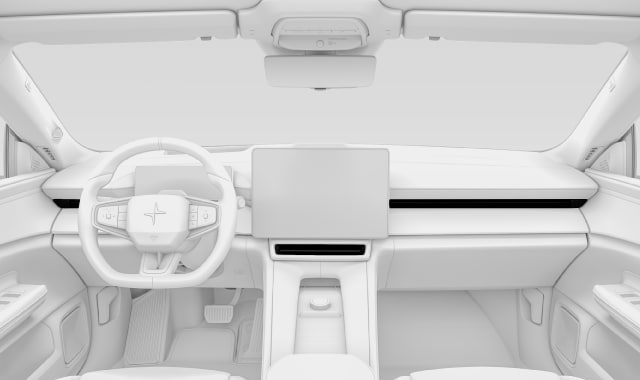 Adjustable air vents in the front of the passenger compartment.