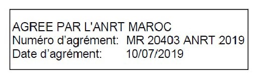 19w46 - Support site - Licens - Type approval key - HUF8432MS - Morocco