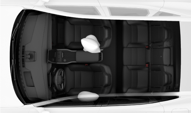 Side airbag placement