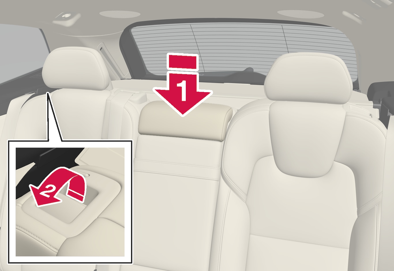 P5-1717-XC60+XC60H-folding rear seat manually (w/ el. option)