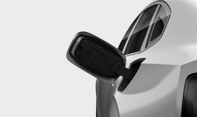 The identification label are located on the inside of the charging lid.