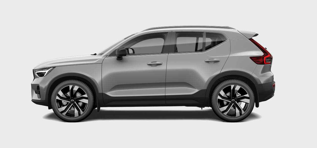 Side view of the vehicle