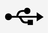 P5–1507–Symbol in status bar–Connected via USB