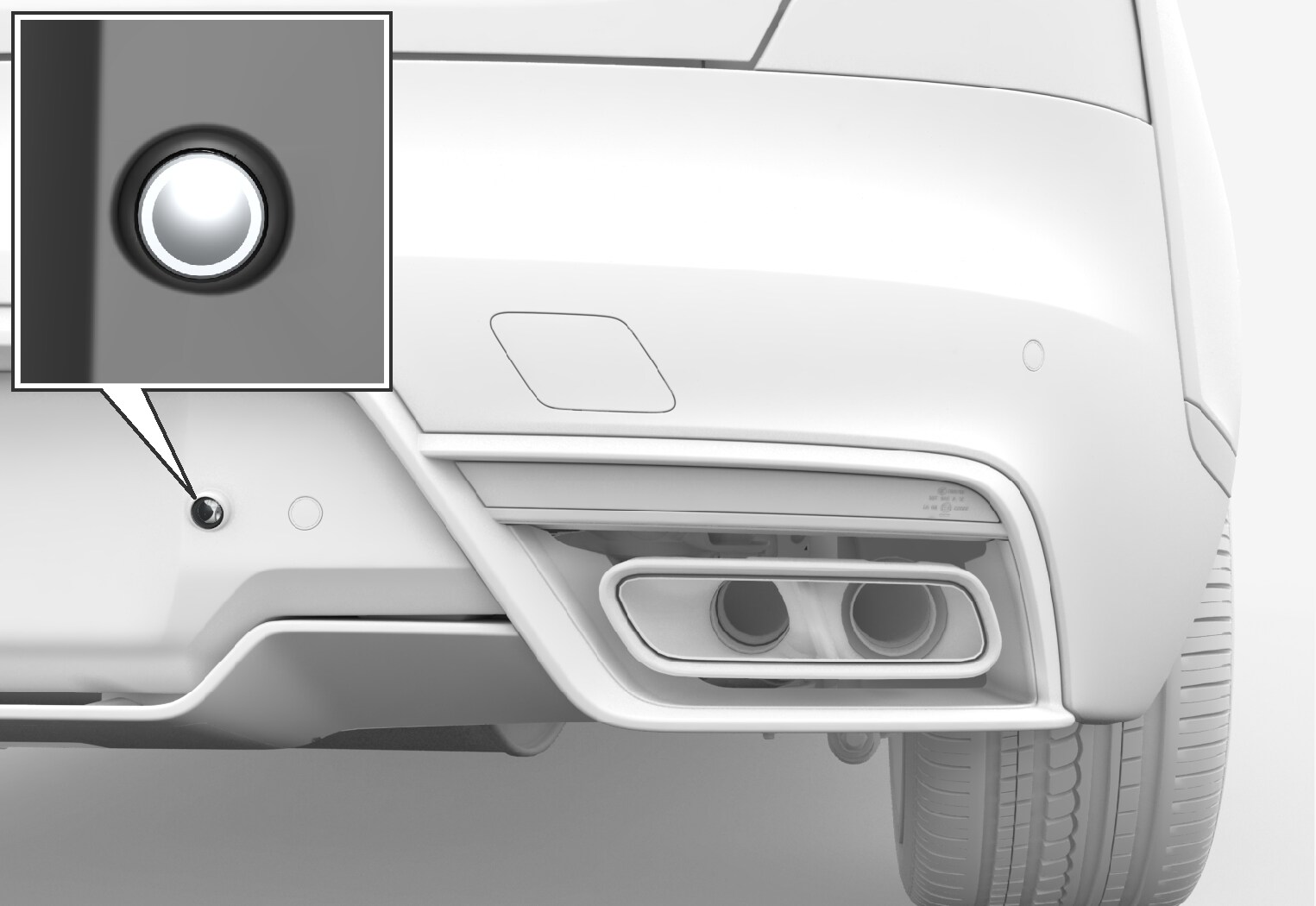 PS-1926-Park Assist Camera placement rear