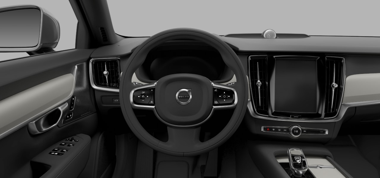 Interior view from the driver's seat