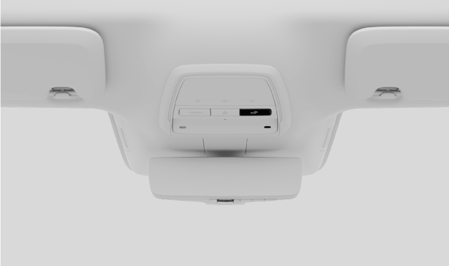 Pulsante SOS nella console superiore