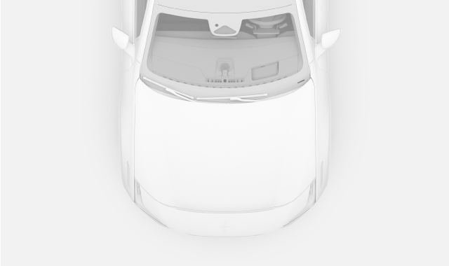 Exterior hood lever location