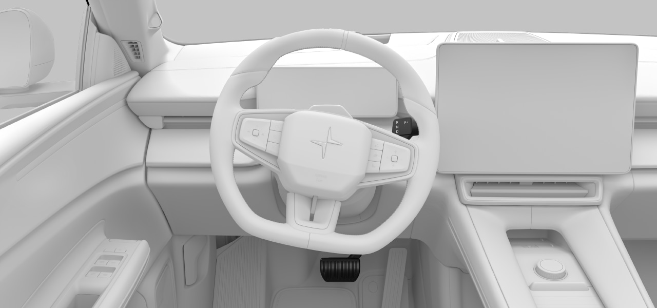 Location of card reader, foot brake and gear stalk