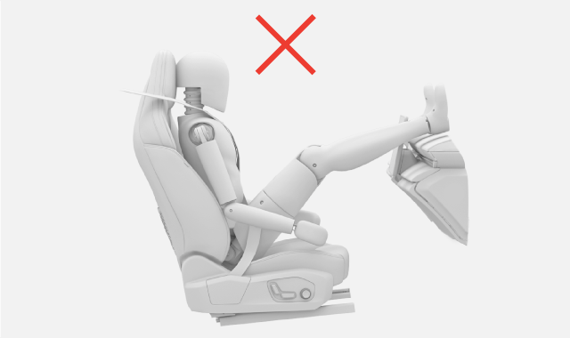 Incorrect sitting posture