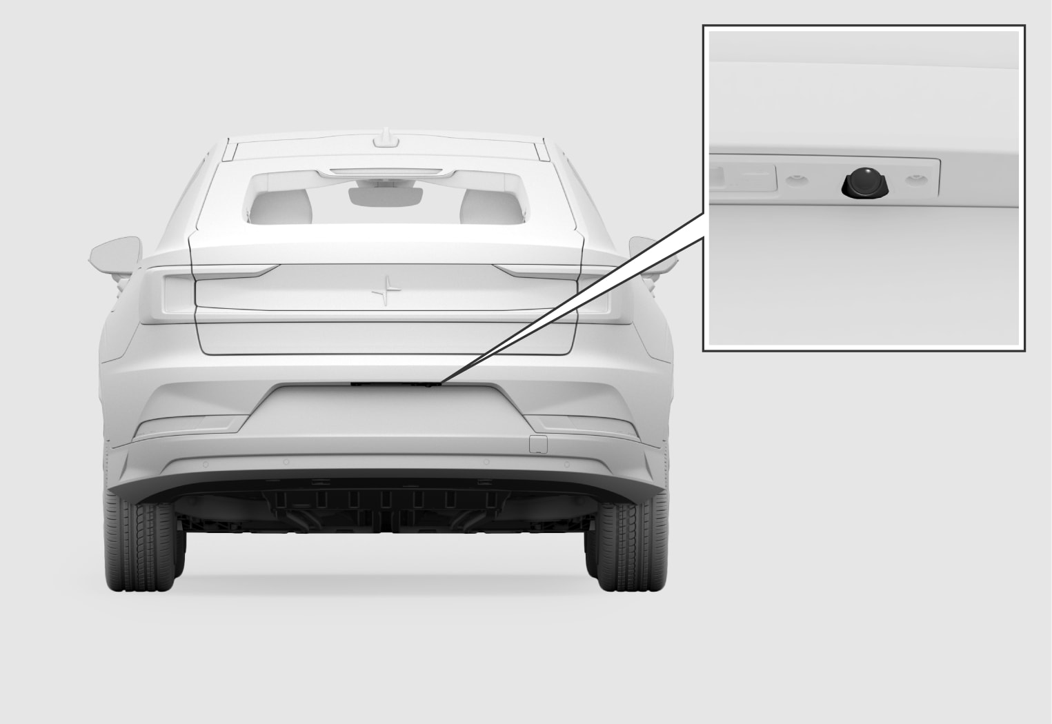 PS2-2317-Park Assist Camera placement rear