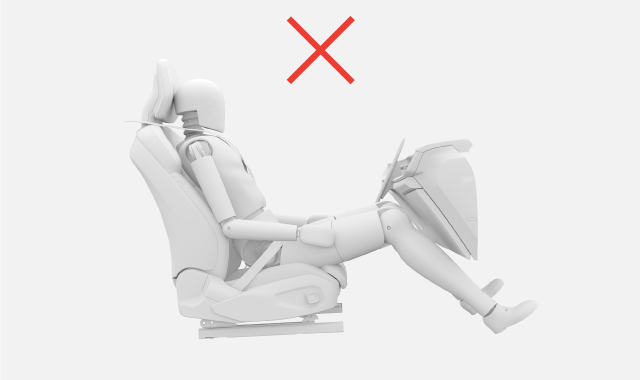 Incorrect sitting posture