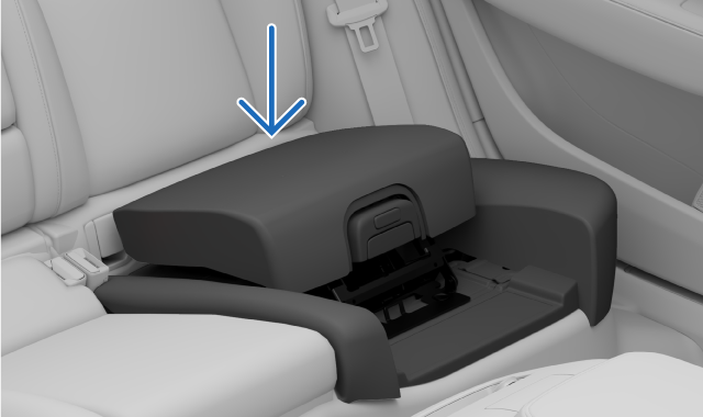 Locking the child seat