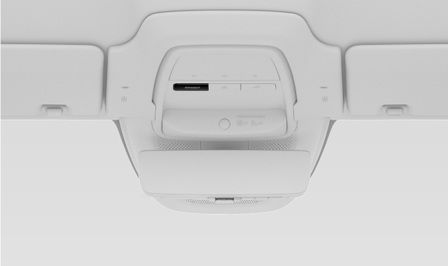 CONNECT button in overhead console