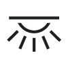Alla invändiga lampor på symbol