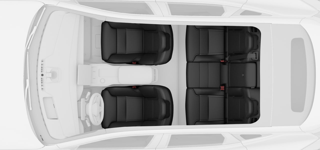 Location of child restraint attachment points