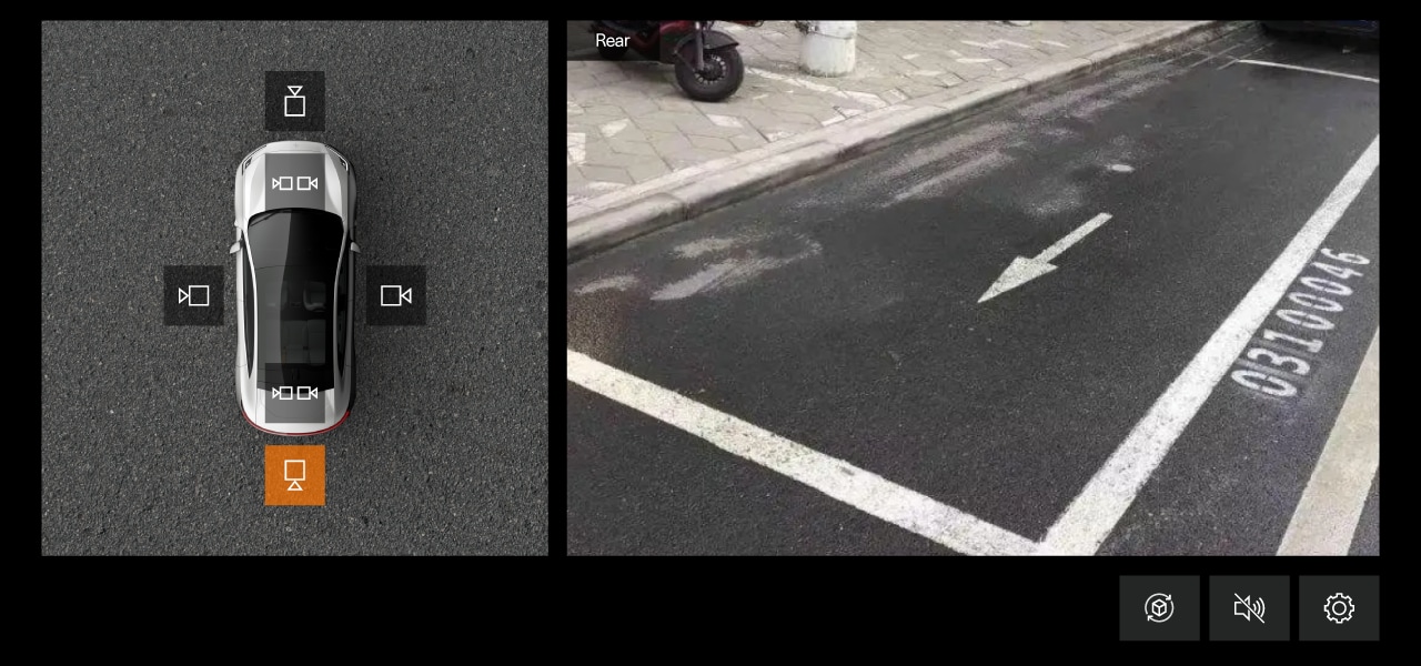 Vista parcheggio