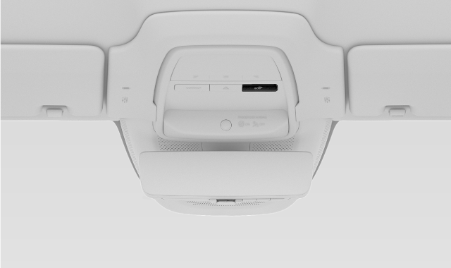 SOS button in overhead console