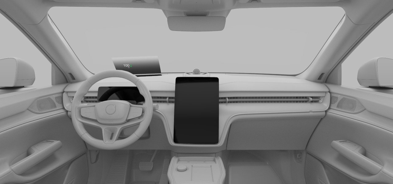 Vue de tous les écrans depuis l'intérieur