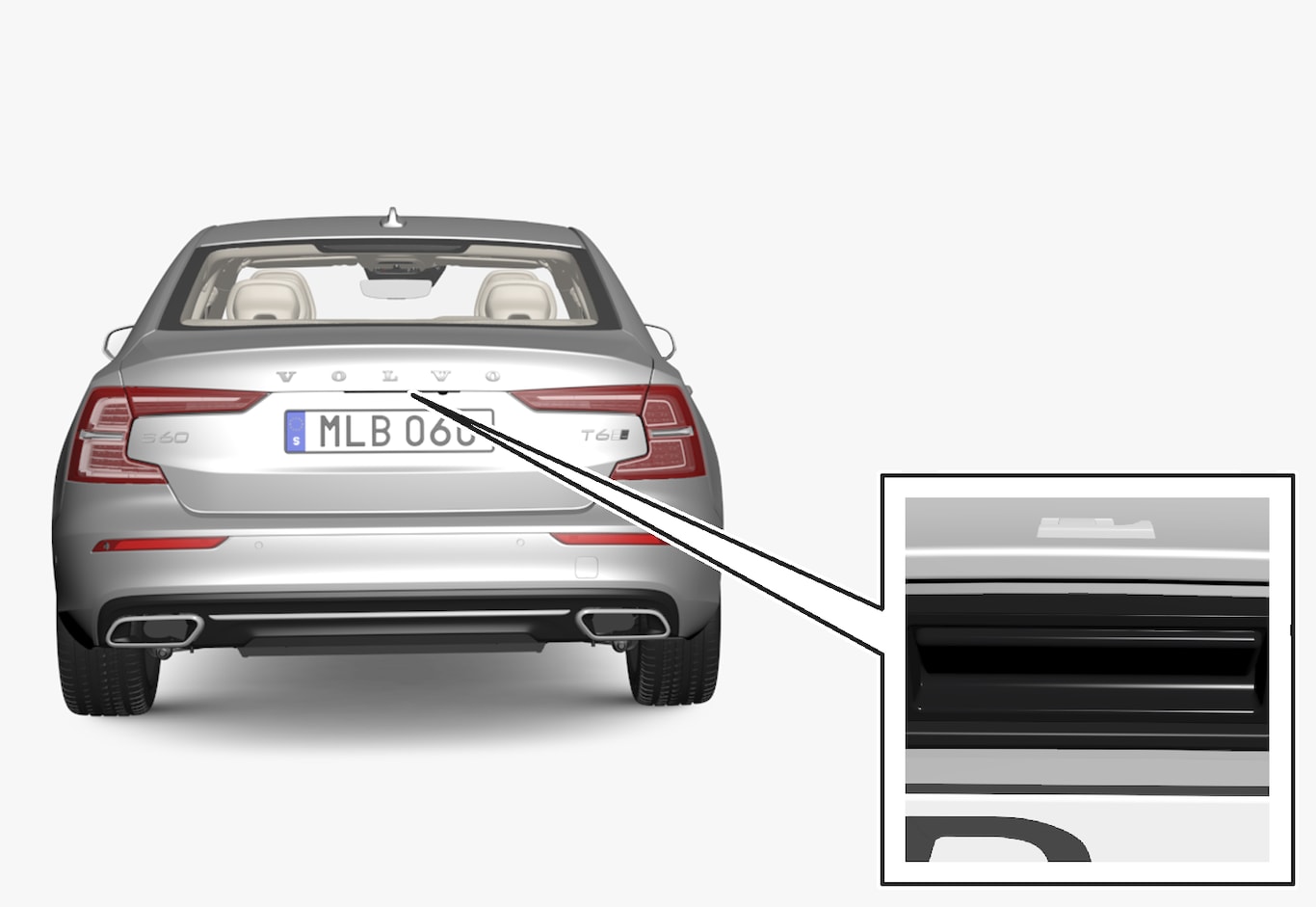 P5-1817-S60-Boot lid handle