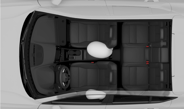 Side airbag placement