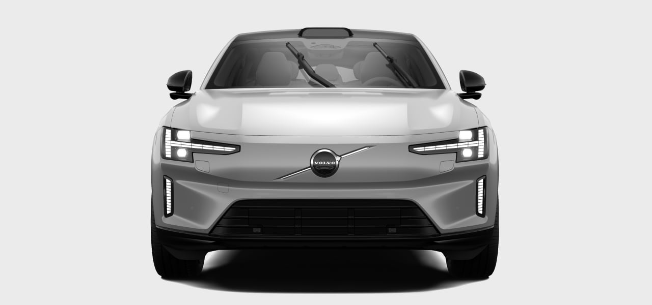 Front side view of the car showing driver door