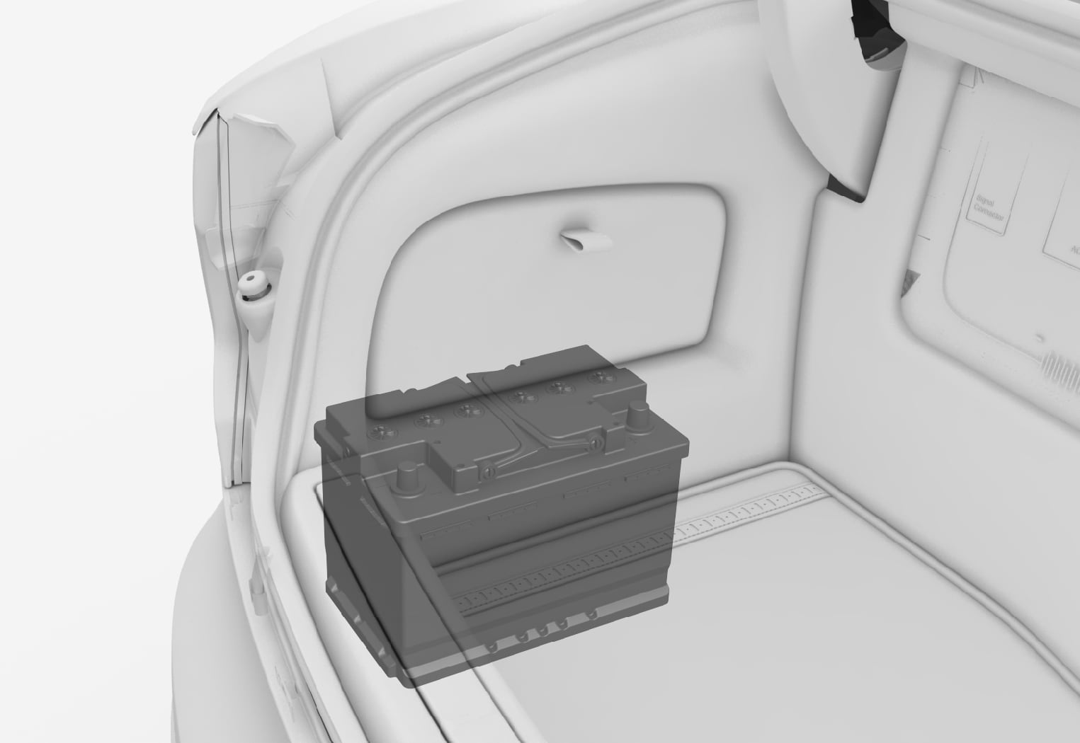 PS-1926-Starter battery location