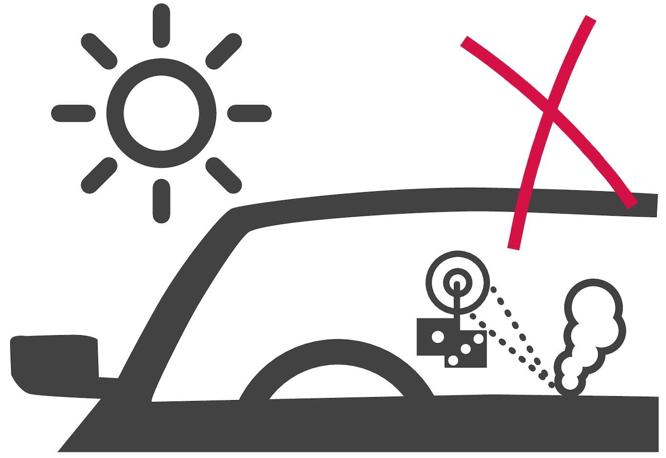 P5-1546-Don't stick any objects to the windscreen - Japan
