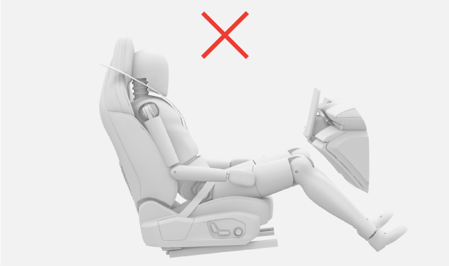 Incorrect sitting posture