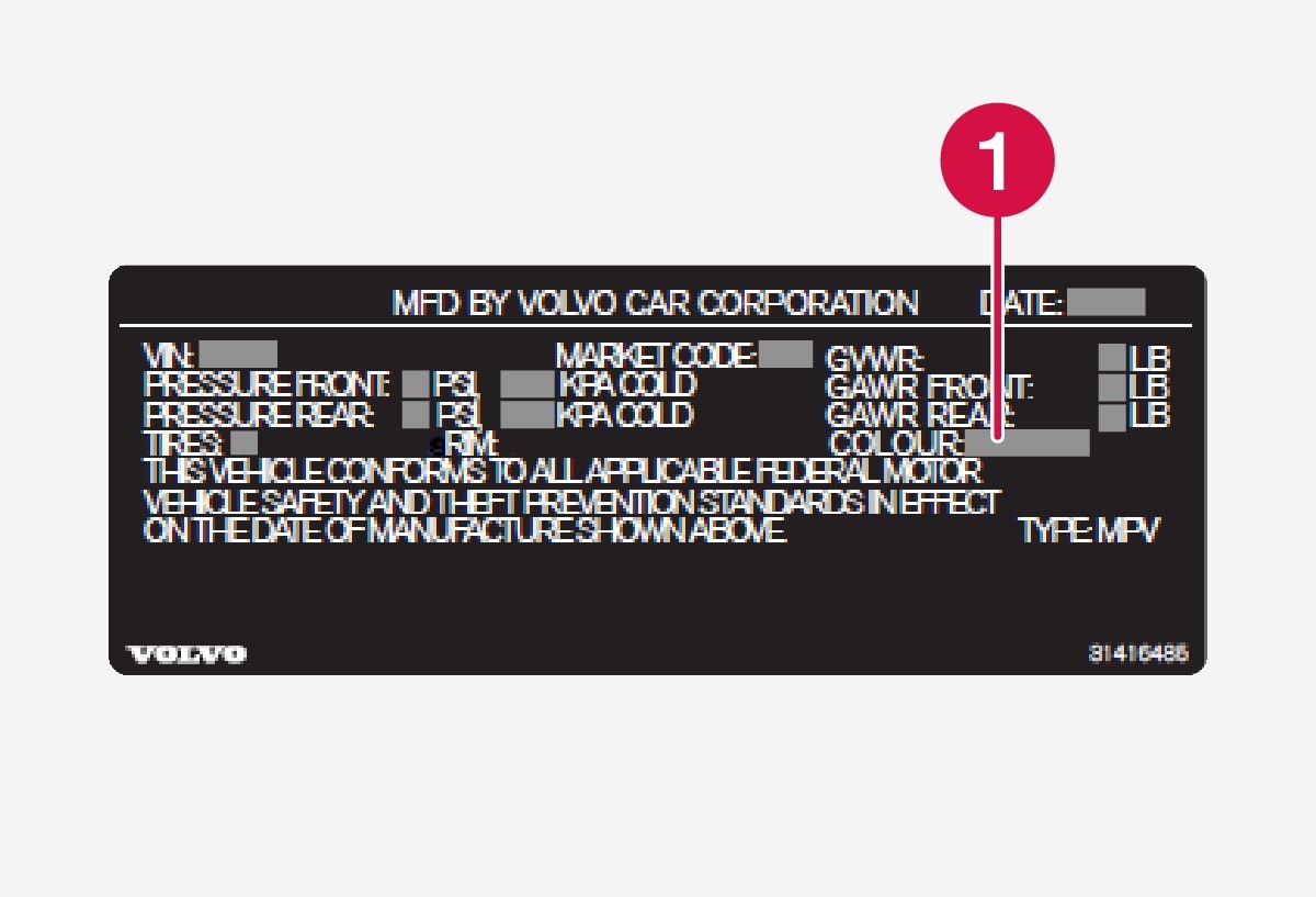 P5-1507-USA-USA paint code decal (US version)