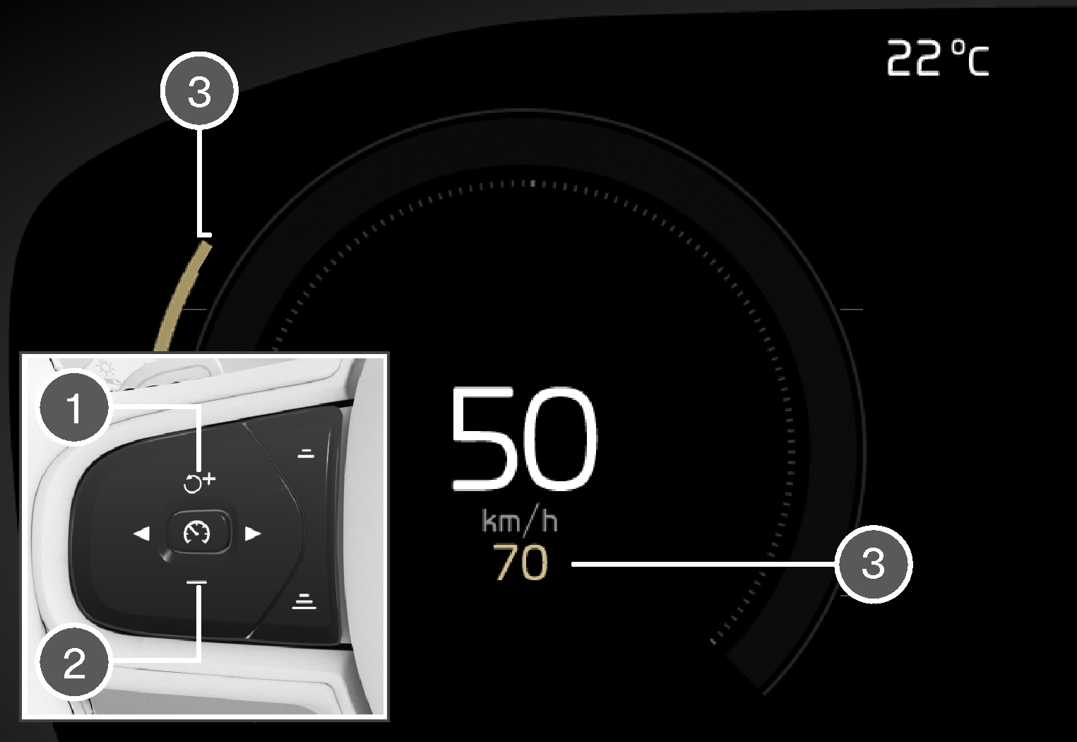 PS-1926-Adjust speed for Adaptive Cruise Control and Pilot Assist