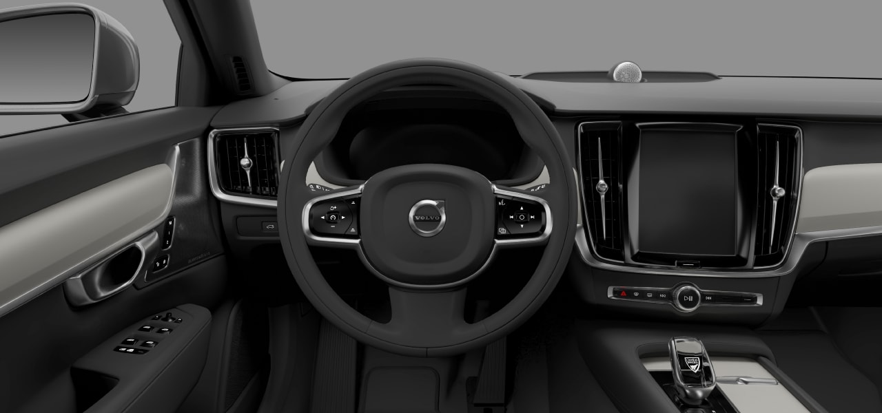 Översikt över alla displayer inne i bilen