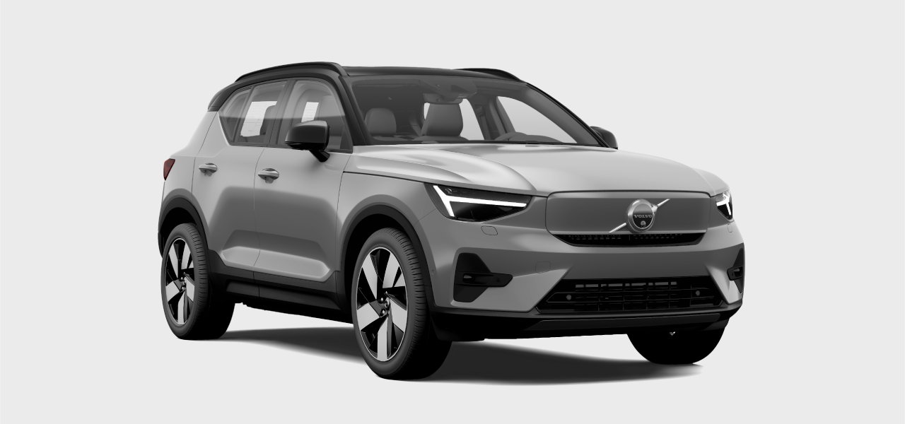 Bil vist fra siden forfra