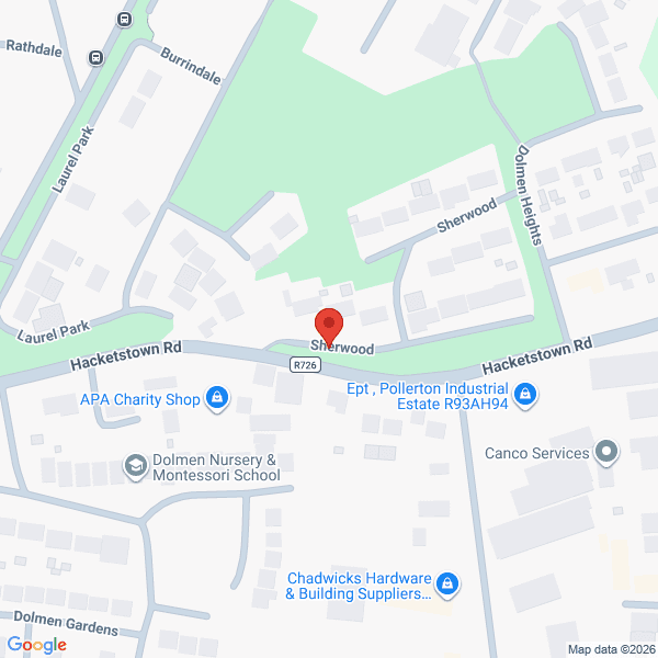 Map of Volvo Cars Carlow located in Dublin Road Carlow, R93 AV24