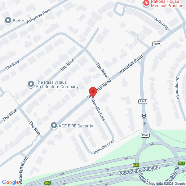 Map of Volvo Cars Cork located in Bandon Road
 Bishopstown Cork, T12 NX67