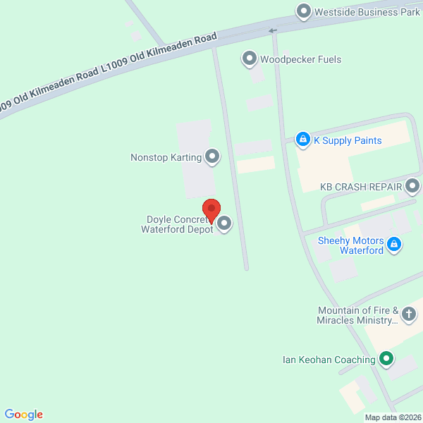 Map of Volvo Cars Waterford located in Butlerstown Roundabout
 Cork Road Waterford, X91 F380