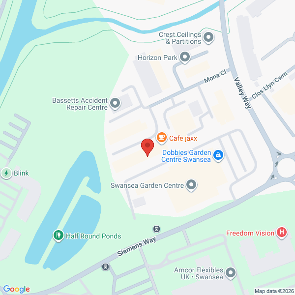 Map of F R F Motors Swansea located in Valley Way SWANSEA, SA6 8QP