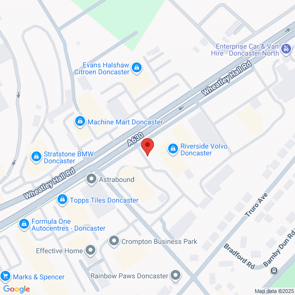 Map of Riverside Motors Doncaster located in Riverside House
 Wheatley Hall Road DONCASTER, DN2 4NL
