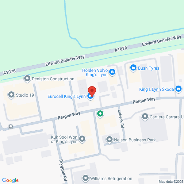 Map of Holden Kings Lynn located in 49 Bergen Way
 North Lynn Industrial Estate KINGS LYNN, PE30 2JG