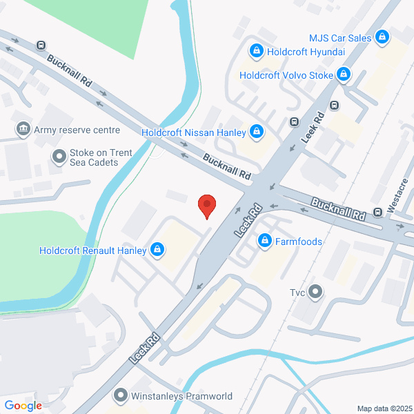 Map of Holdcroft Stoke located in Leek Road
 Hanley STOKE ON TRENT, ST1 6AT