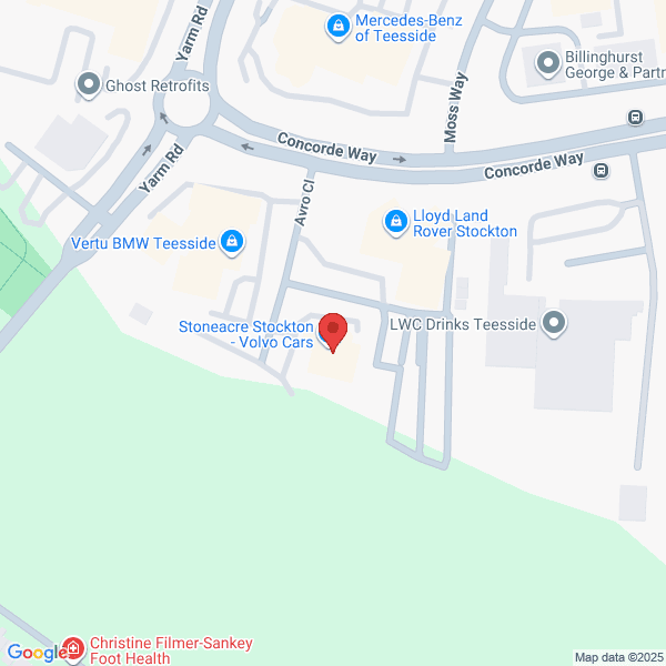Map of Stoneacre Stockton located in Avro Close
 Preston Farm Business Park STOCKTON-ON-TEES, TS18 3SG